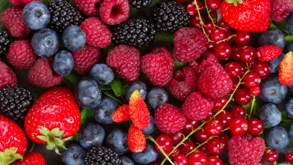 Assortment of fresh berries